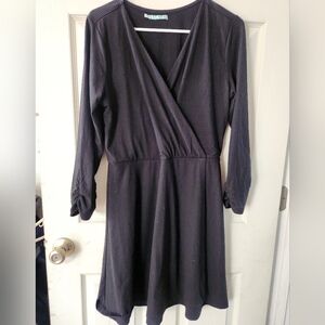 Maurices Navy Long Sleeve Dress